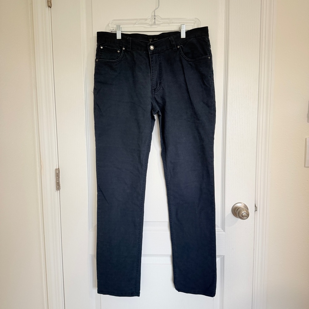 Men's Straight Leg Black Pants